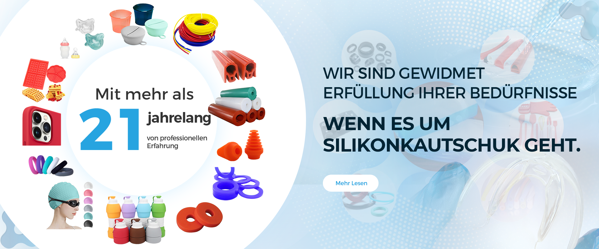Leading liquid silicone rubber producer with long-term expertise